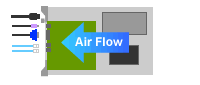 前面I/O 前面電源インレット リバースエアフロー