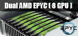 Dual AMD EPYC 8GPU 4U workstation